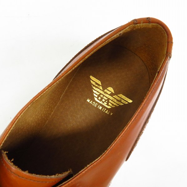 実際に弊社で買取させて頂いたGIORGIO ARMANI/ジョルジオ アルマーニ モンクストラップ ドレスシューズ/6.5の画像 4枚目