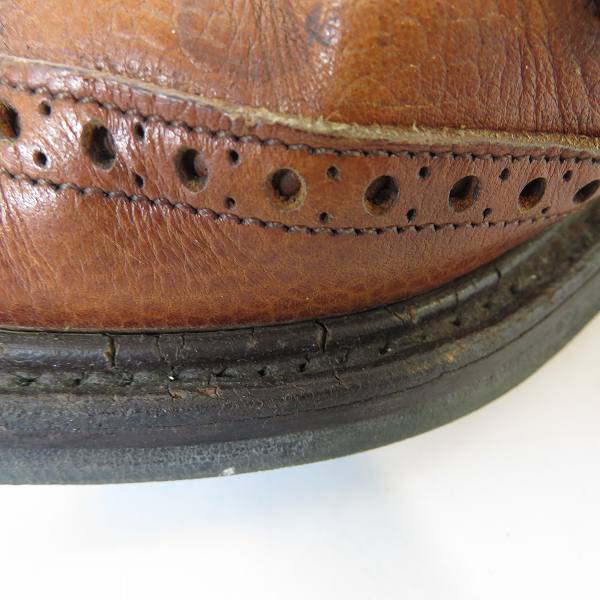 実際に弊社で買取させて頂いたCHEANEY/チーニー  UNITED ARROWS/ユナイテッドアローズ 別注 ウイングチップ チャッカブーツ M8422/5.5の画像 9枚目