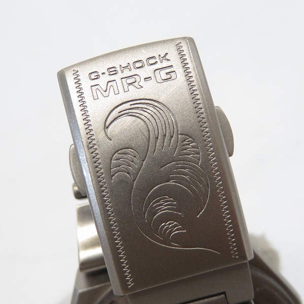 実際に弊社で買取させて頂いたG-SHOCK/Gショック MR-G アナログ 腕時計/ウォッチ シルバー/MRG-120TZ-8A【動作未確認】の画像 4枚目