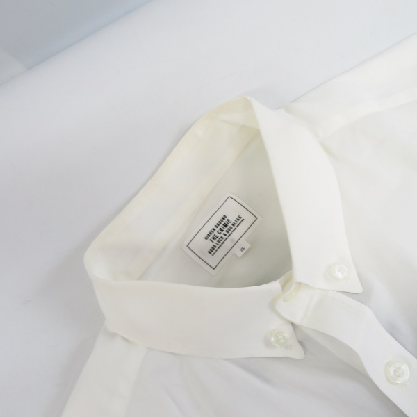 実際に弊社で買取させて頂いたCRIMIE/クライミー REALIZED WORKS ボタンダウン  半袖 ストレッチシャツ ホワイト XLの画像 4枚目