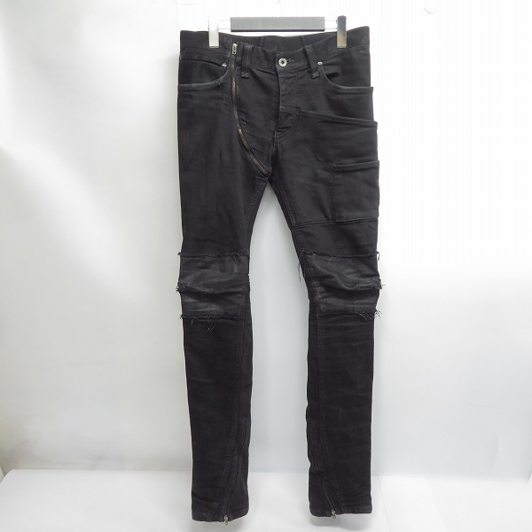 実際に弊社で買取させて頂いたIF SIX WAS NINE/イフシックスワズナイン コーティングジップデニムパンツ BTF/SBCM-11_009F 31