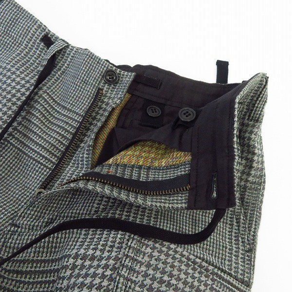実際に弊社で買取させて頂いたMIHARAYASUHIRO/ミハラヤスヒロ  千鳥柄 サイドポケット ミリタリーパンツ 71132146/46の画像 4枚目
