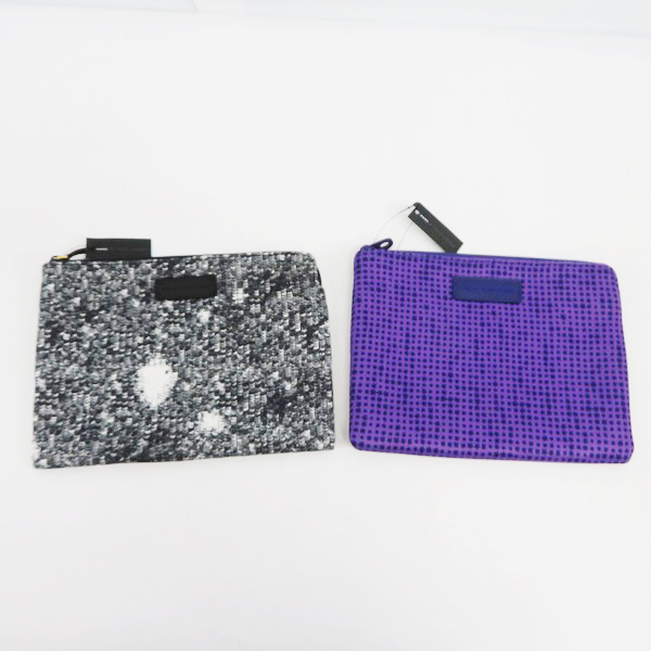 実際に弊社で買取させて頂いた【未使用】MARC BY MARC JACOBS/マークバイマークジェイコブス ミニクラッチ/ポーチ M0002307/M6134043 2点セット
