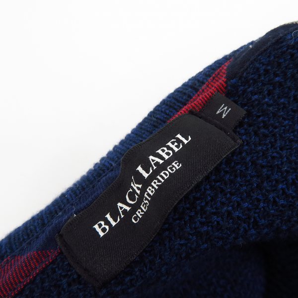 実際に弊社で買取させて頂いたBURBERRY/バーバリー ブラックレーベル ニットカーディガン 51N01-600-28/Mの画像 2枚目