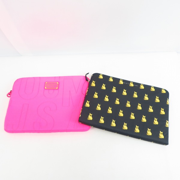 実際に弊社で買取させて頂いた【未使用】MARC BY MARC JACOBS/マークバイマークジェイコブス クラッチバッグ/タブレットケース M6131071/M0003115 2点セット