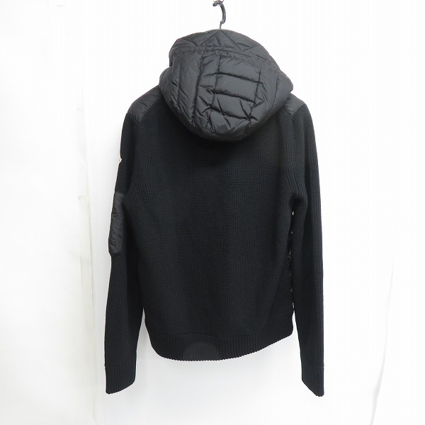 MONCLER - 美品 JPタグ モンクレール MONCLER MAGLIA TRICOT CARDIGAN ニット切替ダウンコート S//ブラック 黒 秋冬【2400014303797】 MONCLER - 美品 JPタグ モンクレール MONCLER MAGLIA TRICOT