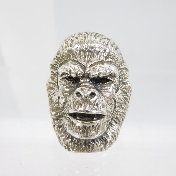 実際に弊社で買取させて頂いたCRAZY PIG×A BATHING APE/クレイジーピッグ×アベイシングエイプ 猿の惑星 GUARD/ガード リング/16号の画像 1枚目