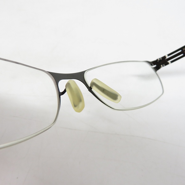 実際に弊社で買取させて頂いたic! berlin/アイシーベルリン 度入り 眼鏡/メガネフレーム model sinai k. の画像 3枚目