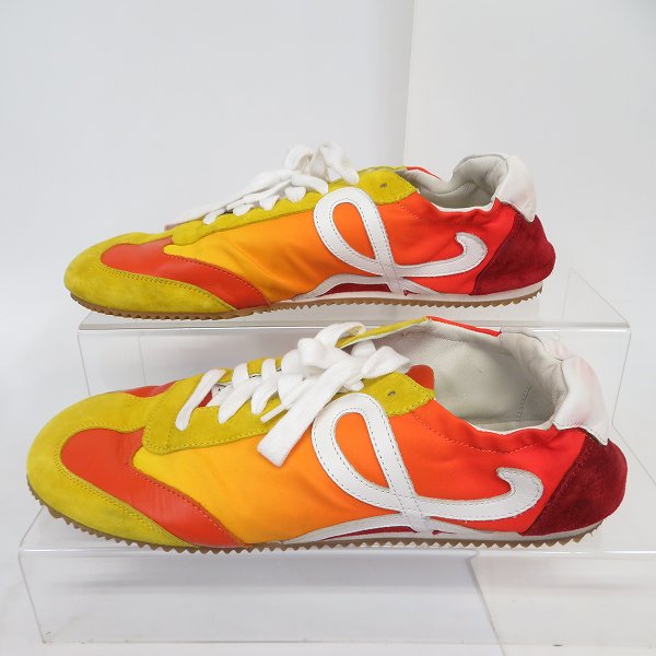 実際に弊社で買取させて頂いたLOEWE/ロエベ 21SS Ballet Runner/バレエ ランナー スニーカー イエロー 41の画像 3枚目