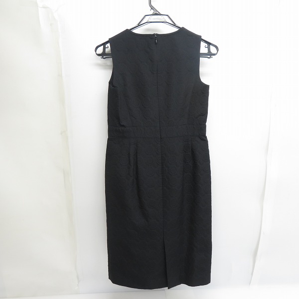 実際に弊社で買取させて頂いたBURBERRY LONDON/バーバリーロンドン フラワージャガードデザイン ノースリーブワンピース/38の画像 1枚目