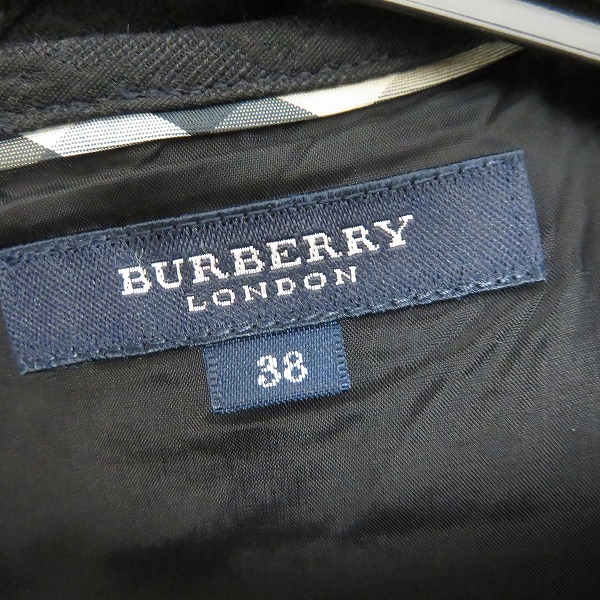 実際に弊社で買取させて頂いたBURBERRY LONDON/バーバリーロンドン フラワージャガードデザイン ノースリーブワンピース/38の画像 2枚目