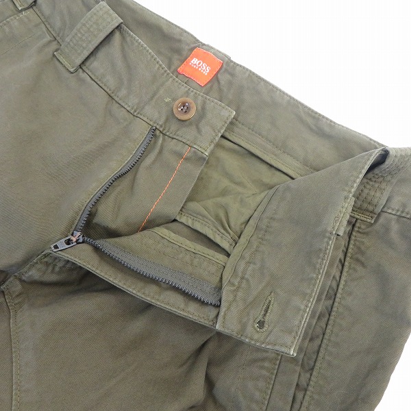 実際に弊社で買取させて頂いた【JPタグ】HUGO BOSS/ヒューゴボス  ミリタリー ワーク カーゴ パンツ　カーキ/48の画像 4枚目