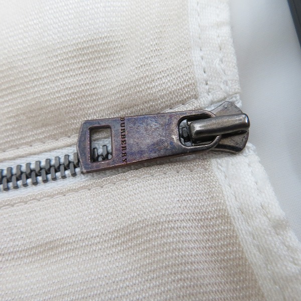 実際に弊社で買取させて頂いたBURBERRY LONDON/バーバリーロンドン ボーダー柄 ショートスリーブワンピース/36の画像 7枚目