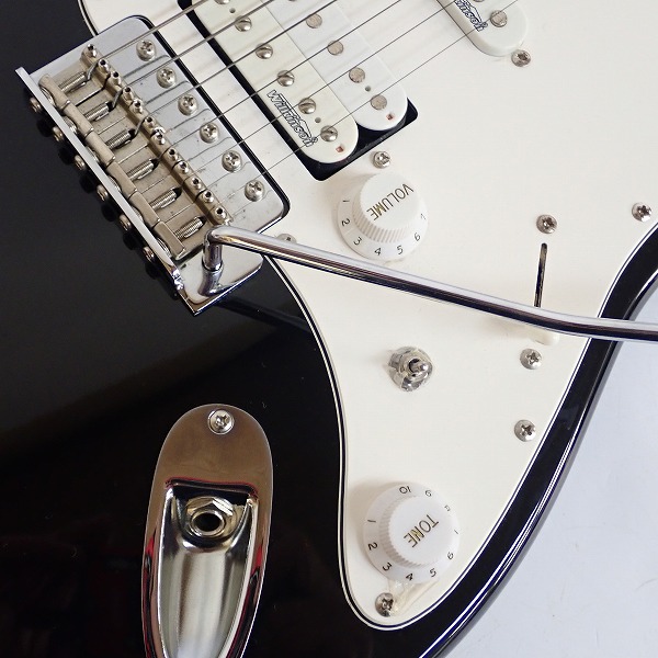 実際に弊社で買取させて頂いた★BUSKER'S/バスカーズ BST-2H ストラトキャスターType BK ソフトケース付の画像 6枚目