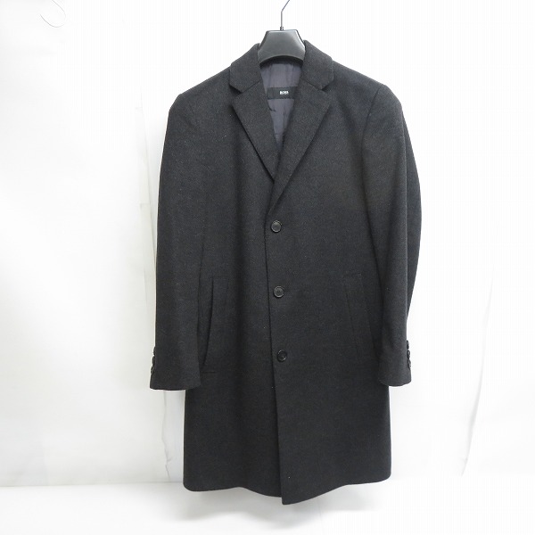 実際に弊社で買取させて頂いたHUGO BOSS/ヒューゴボス ウール チェスターコート/44