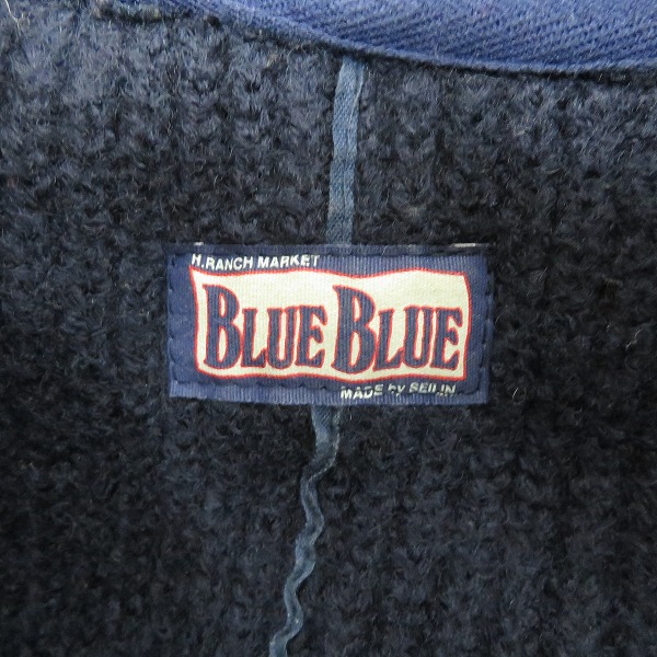 実際に弊社で買取させて頂いたBLUE BLUE/ブルーブルー ウールニット パーカー/フーディー Size：3の画像 2枚目