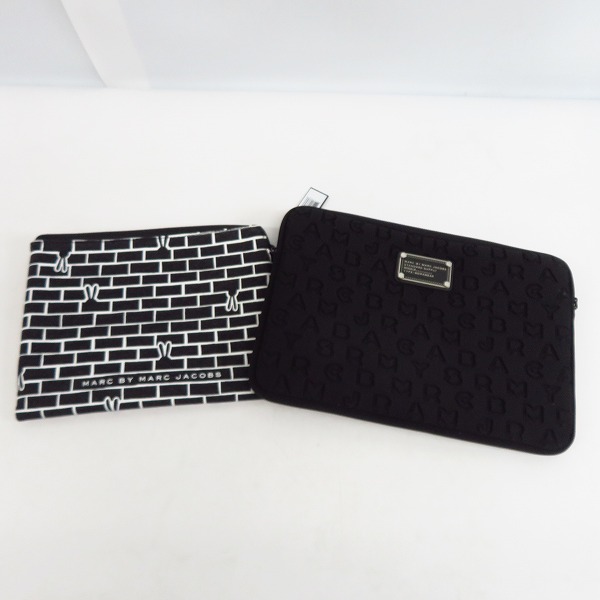 実際に弊社で買取させて頂いた【未使用】MARC BY MARC JACOBS/マークバイマークジェイコブス クラッチバッグ/タブレットケース M0001929/M6PE023 2点セット