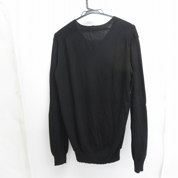 実際に弊社で買取させて頂いたANN DEMEULEMEESTER/アンドゥムルメステール カシミヤ混 Vネックニット/Sの画像 1枚目
