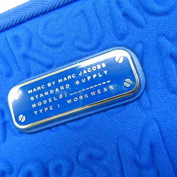実際に弊社で買取させて頂いたMARC BY MARC JACOBS/マークバイマークジェイコブス PC タブレットケース 横型 ブルー M0003462の画像 5枚目