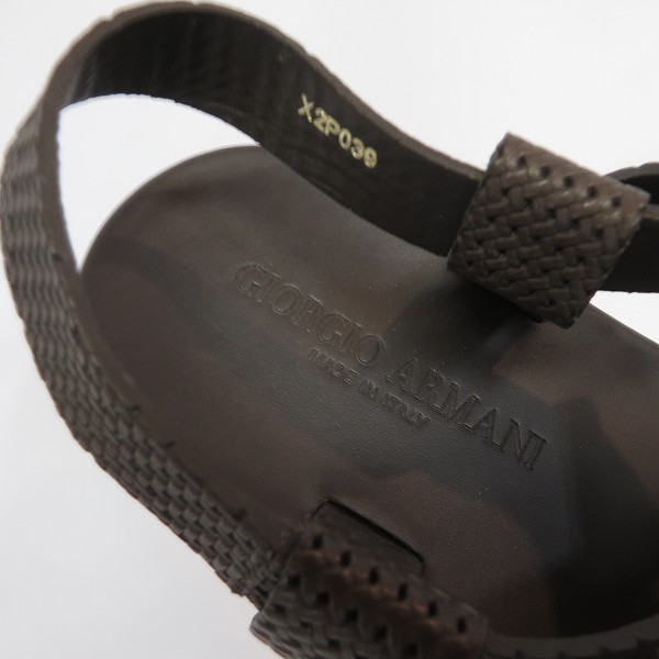 実際に弊社で買取させて頂いたGIORGIO ARMANI/ジョルジオアルマーニ グラディエーターサンダル/8の画像 4枚目