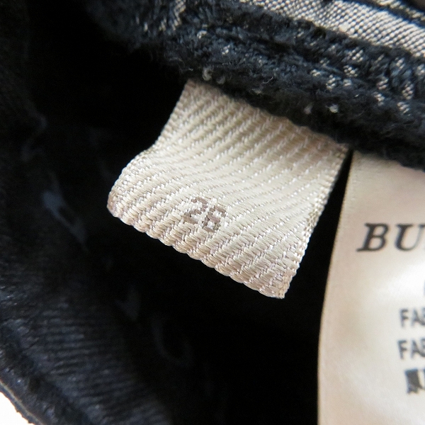 実際に弊社で買取させて頂いたBURBERRY BRIT/バーバリーブリット ロゴプレート コーティング加工スキニーパンツ 26の画像 5枚目