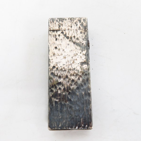 実際に弊社で買取させて頂いたdunhill/ダンヒル タタキ加工 サイドローラー ガスライター シルバーの画像 1枚目