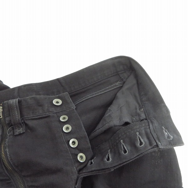 実際に弊社で買取させて頂いたIF SIX WAS NINE/イフシックスワズナイン コーティングジップデニムパンツ BTF/SBCM-11_009F 31の画像 2枚目
