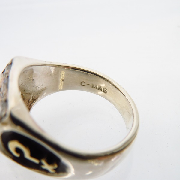 実際に弊社で買取させて頂いたFLASH POINT/フラッシュポイント ジムスカルリング RUBY/ルビー C-MAG/16号の画像 7枚目