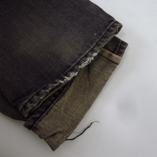 実際に弊社で買取させて頂いたMIHARAYASUHIRO/ミハラヤスヒロ デニムパンツ ダメージ・リメイク加工 41122169/46の画像 7枚目