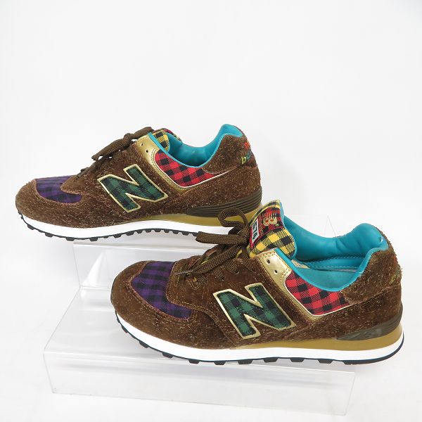 実際に弊社で買取させて頂いた【観賞用】NEW BALANCE×atmos/ニューバランス×アトモス コラボ スニーカー M574JBCH 27の画像 3枚目