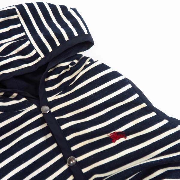 実際に弊社で買取させて頂いたBURBERRY/バーバリー ブラックレーベル リバーシブル フーデット ベスト D1F17-717-28/Mの画像 8枚目