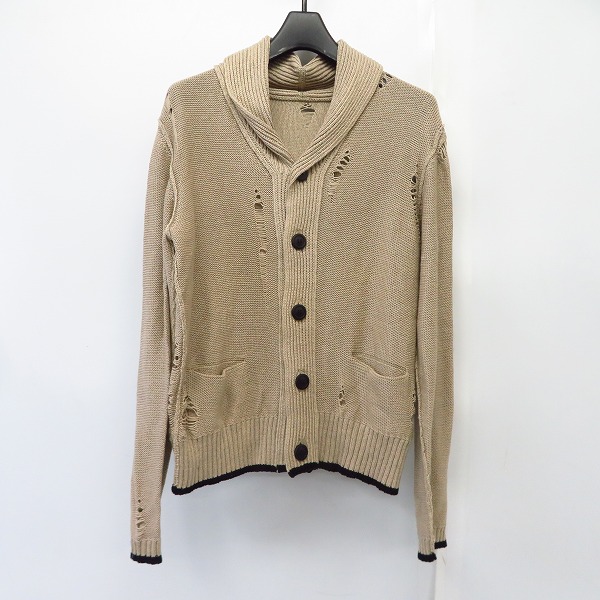 実際に弊社で買取させて頂いたMIHARAYASUHIRO/ミハラヤスヒロ ニット/カーディガン ダメージ加工 91523528/44
