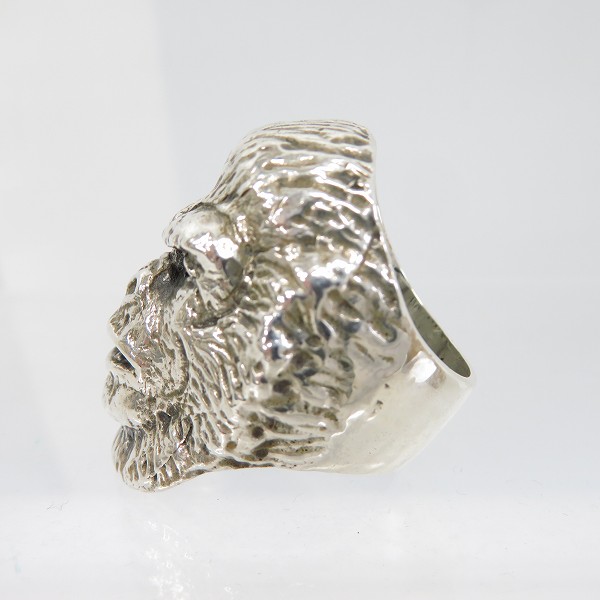 実際に弊社で買取させて頂いたCRAZY PIG×A BATHING APE/クレイジーピッグ×アベイシングエイプ 猿の惑星 GUARD/ガード リング/16号の画像 2枚目