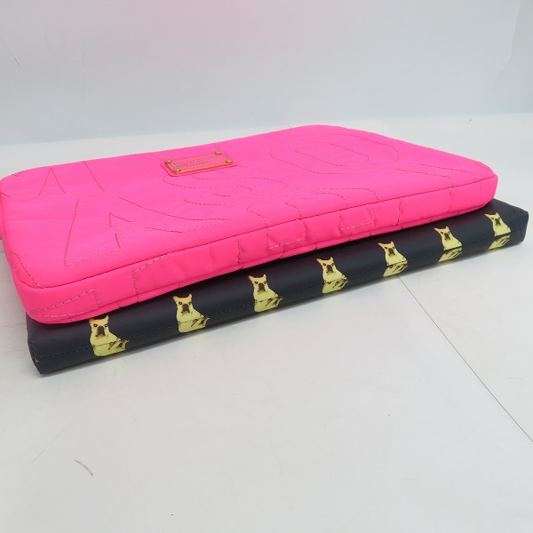 実際に弊社で買取させて頂いた【未使用】MARC BY MARC JACOBS/マークバイマークジェイコブス クラッチバッグ/タブレットケース M6131071/M0003115 2点セットの画像 2枚目