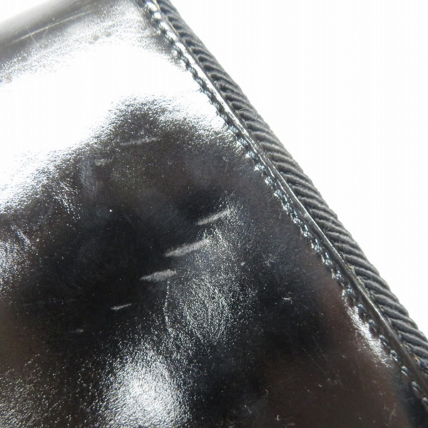 実際に弊社で買取させて頂いた【難有り】LOEWE/ロエベ スクエア型 ミニ ショルダーバッグ ブラック/黒の画像 7枚目