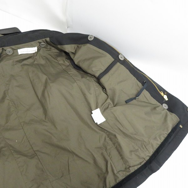 実際に弊社で買取させて頂いたGOLDEN GOOSE/ゴールデングース ミリタリージャケット ブラック/Sの画像 3枚目