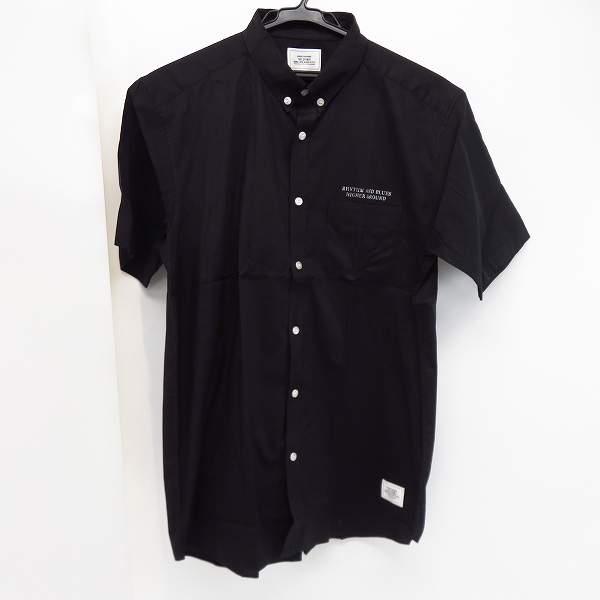 実際に弊社で買取させて頂いたCRIMIE/クライミー REALIZED WORKS  ボタンダウン 半袖 ストレッチシャツ ブラック XL