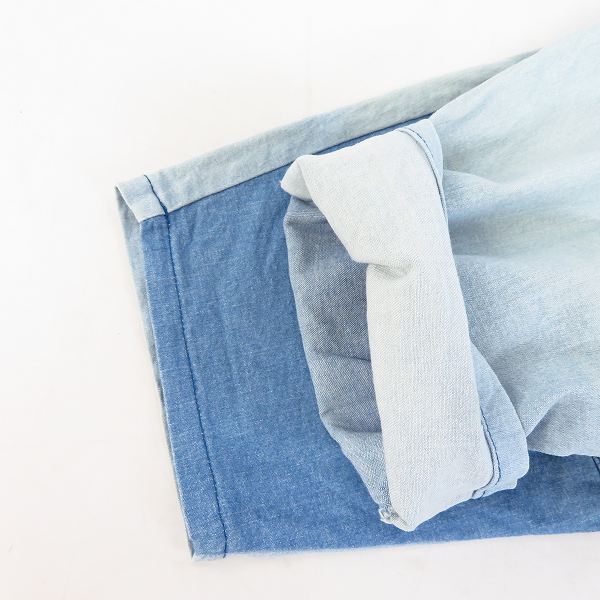 実際に弊社で買取させて頂いたato/アトウ modeled by yoshihiro hatamoto パッチワーク デニムバイカーパンツ 44の画像 7枚目