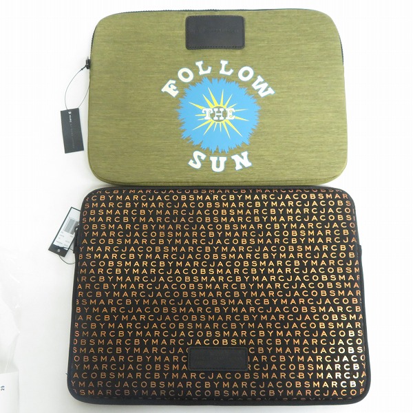 実際に弊社で買取させて頂いた【未使用】MARC BY MARC JACOBS/マークバイマークジェイコブス クラッチバッグ/タブレットケース M0003985/M0003210 2点セット