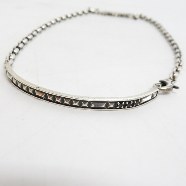 実際に弊社で買取させて頂いたDEAL DESIGN/ディールデザイン プレート ストーン付きブレスレット