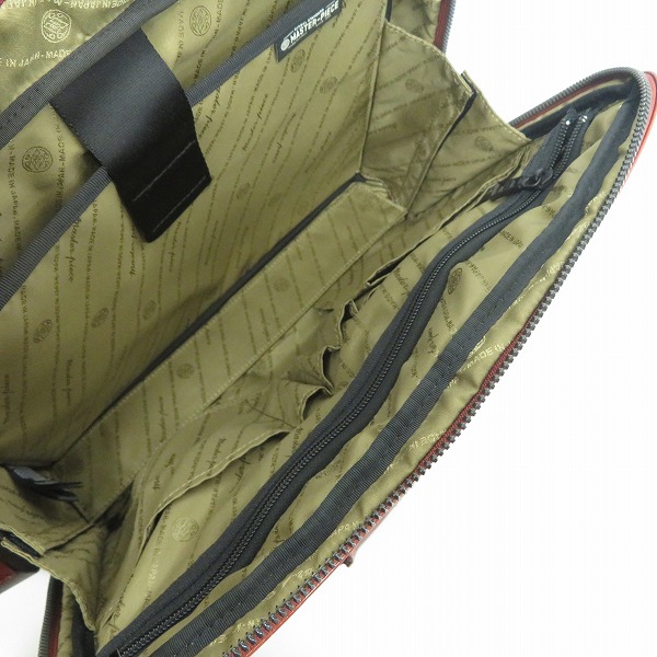 実際に弊社で買取させて頂いたMASTER-PIECE/マスターピース レザーブリーフケース/ハンドバッグ 43150の画像 4枚目