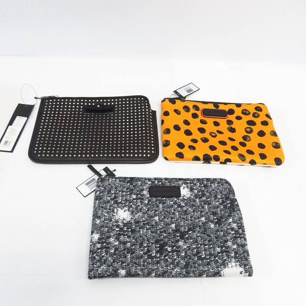 実際に弊社で買取させて頂いたMARC BY MARC JACOBS/マークバイマークジェイコブス ミニクラッチ/ポーチ M0005947/M0002308/M0005937 3点セット