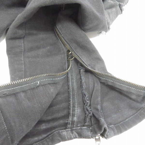 実際に弊社で買取させて頂いたIF SIX WAS NINE/イフシックスワズナイン コーティングジップデニムパンツ BTF/SBCM-11_009F 31の画像 5枚目
