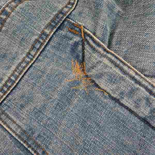 実際に弊社で買取させて頂いたHYSTERICS/ヒステリックス 裏ボア デニムコート 3AC-1430 FREEの画像 8枚目