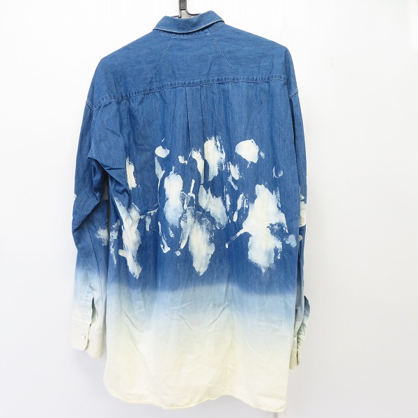 実際に弊社で買取させて頂いたMIHARAYASUHIRO/ミハラヤスヒロ デニムシャツ ブリーチ加工 41023168/46の画像 1枚目