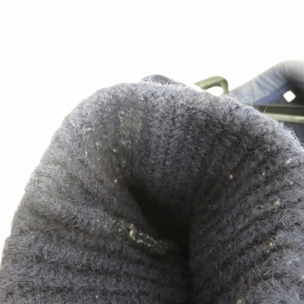 実際に弊社で買取させて頂いたBLUE BLUE/ブルーブルー ウールニット パーカー/フーディー Size：3の画像 8枚目