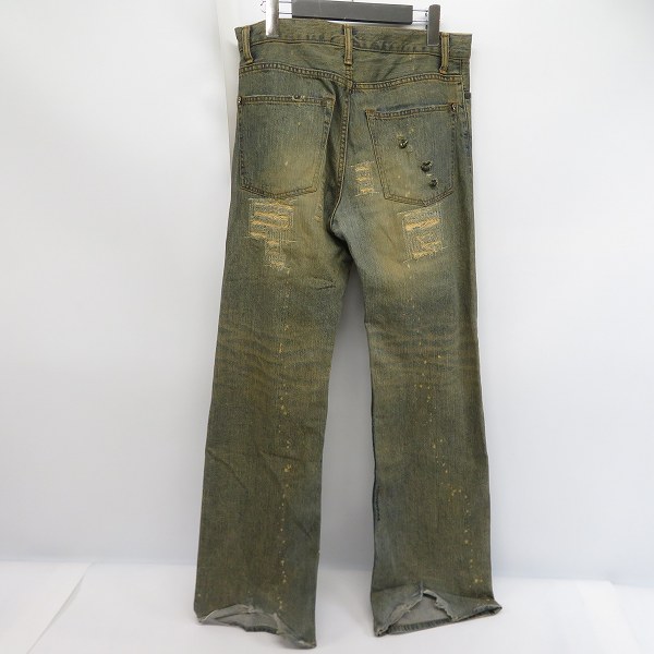 実際に弊社で買取させて頂いたIF SIX WAS NINE/イフシックスワズナイン ダメージ加工 デニムパンツ MUD MAX/BEAR 351DK 29の画像 1枚目
