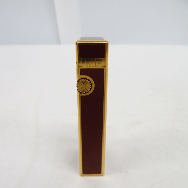 実際に弊社で買取させて頂いたdunhill/ダンヒル サイドローラーガスライター レッド×ゴールドの画像 2枚目