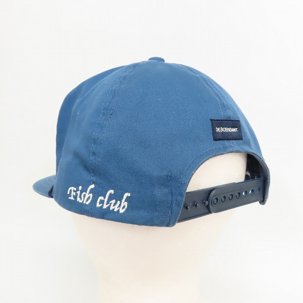 実際に弊社で買取させて頂いたDESCENDANT/ディセンダント FISH CLUB desce ndant キャップ FREEの画像 1枚目