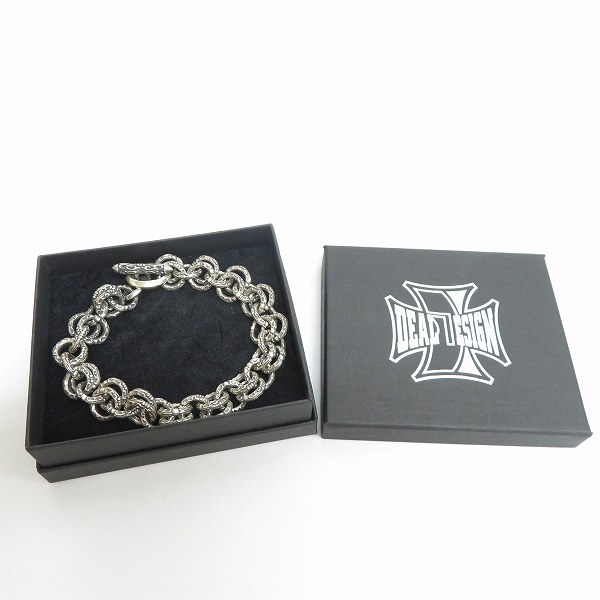 実際に弊社で買取させて頂いたDEAL DESIGN/ディールデザイン ファング リンク ブレスレットの画像 5枚目